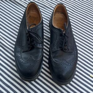 Dr. Martens Black Oxford Derbys Leather Shoes